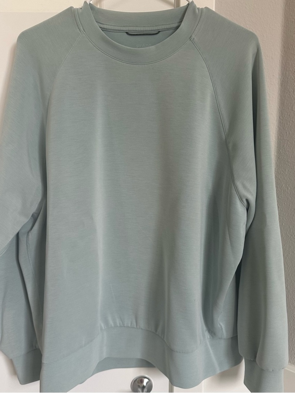 Prana Light Sage Green Crewneck Sweatshirt